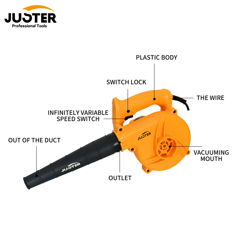 JUSTER 400W Electric air Blower, Household Handheld Corded Blower
